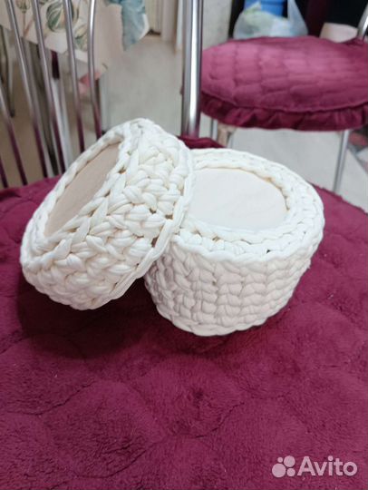 Корзина маленькая с крышкой