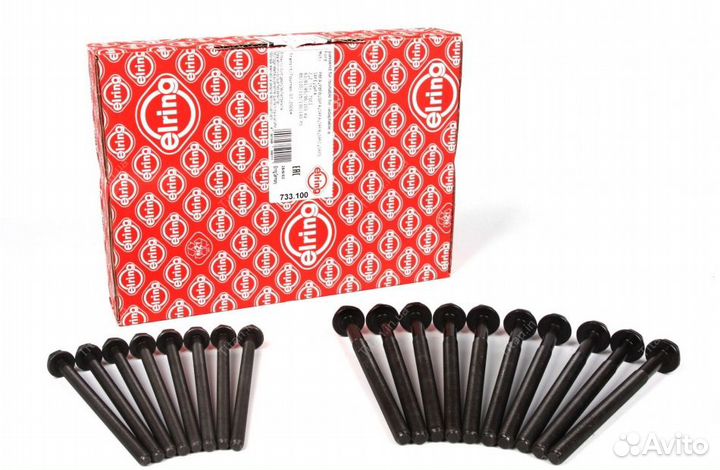 Комплект болтов гбц 18шт Форд Транзит