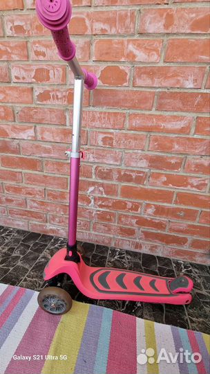 Самокат детский трехколесный бу