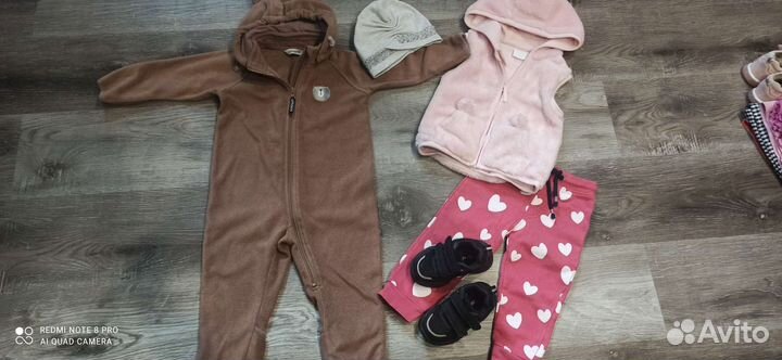 Вещи пакетом на девочку 86 осень