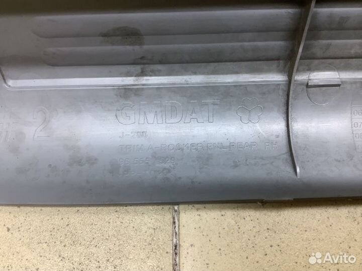 Накладка порога (внутренняя) задняя правая