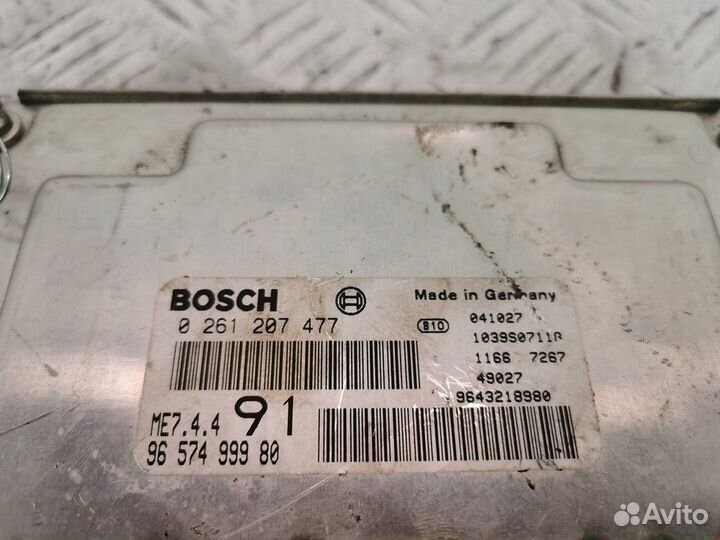 Блок управления двигателем для Peugeot 206