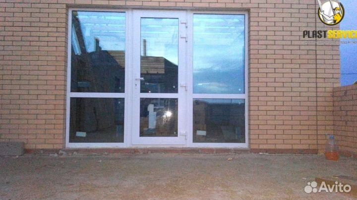 Входные двери из пластика