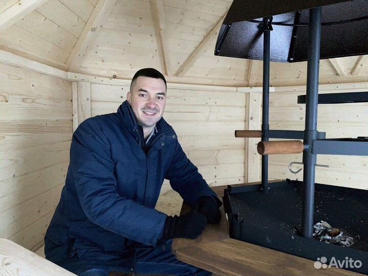 Беседка Гриль домик 7 м