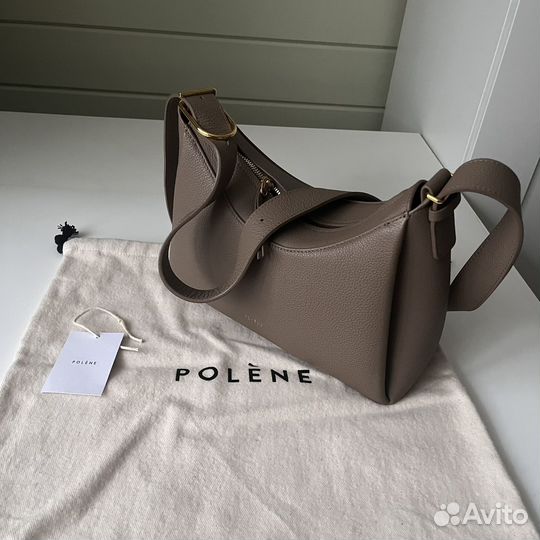 Polene Umi сумка через плечо, матовая натуральная