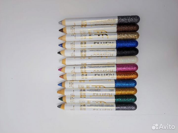 Набор топовых карандашей для глаз из 12 оттенков