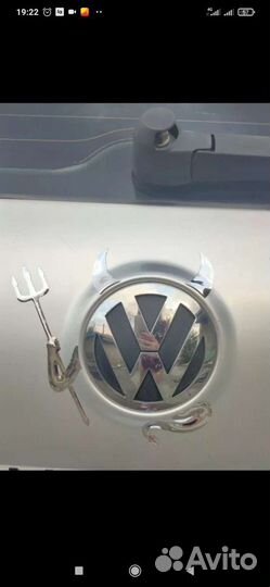 Чёртик, наклейка на авто