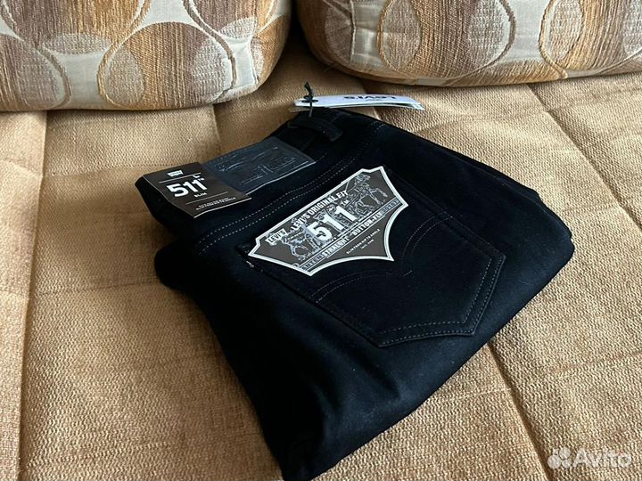 Джинсы Levis 501-511 Тёплые Флис На Зиму