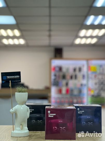Яндекс станция мини с часами