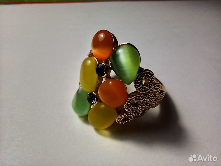 Кольцо женское, бижутерия