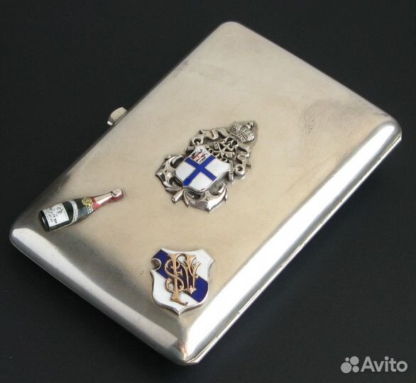 Портсигар Рижский Императорский яхтклуб