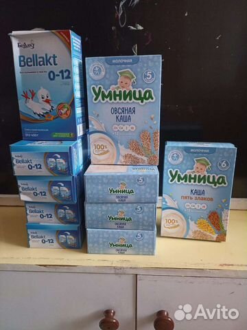 Детские каши и смеси