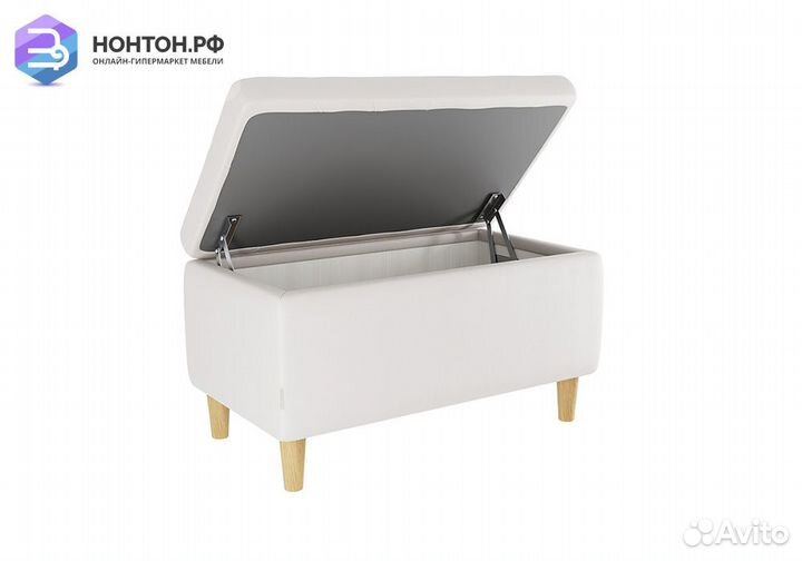 Пуф Чарли белый