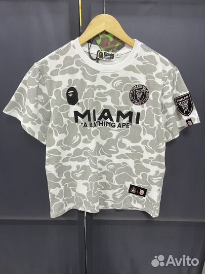 Футболка bape x inter miami (хит 2024)