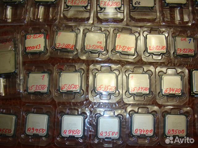 Топовые CPU S1200,2011,1151-5х,AM2-3-4,775,Гаранти объявление продам