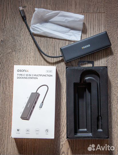 Док-станция Idsonix 10 in 1 для компов с USB-C