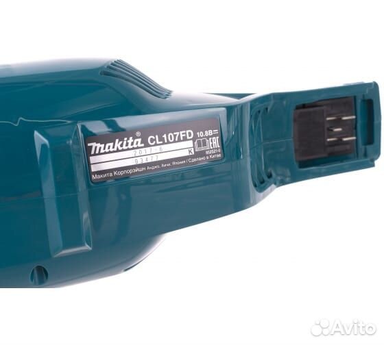 Пылесос аккумуляторный makita CL107FDZ