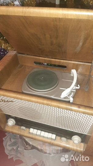 Радиола СССР ламповая волга