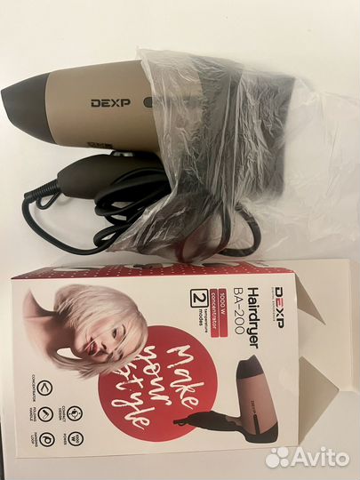 Фен дорожный dexp