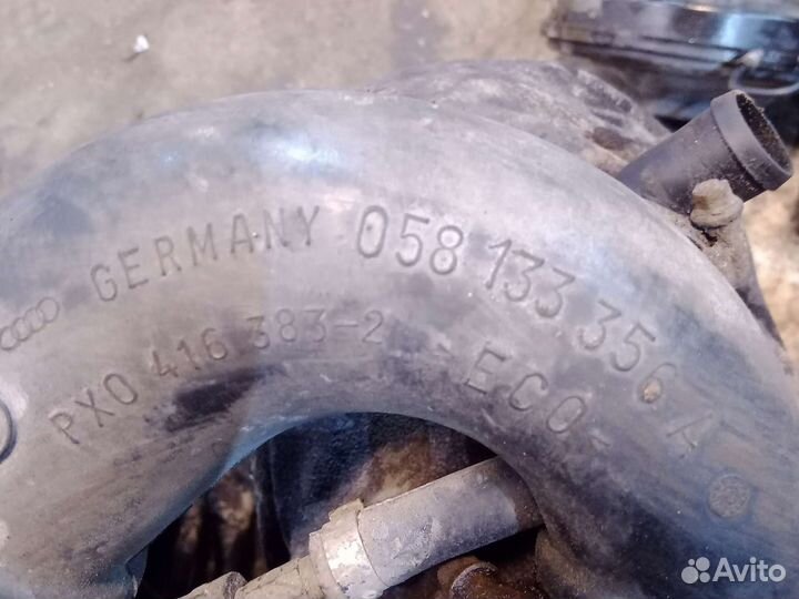 Патрубок воздушного фильтра на дмрв passat b5