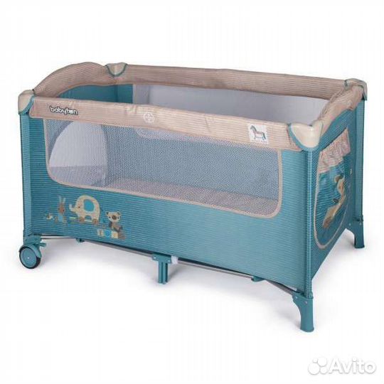 Кровать-манеж babyton