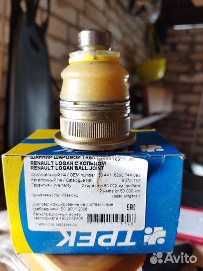 Шаровая опора renault logan