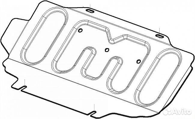 Защита радиатора Great Wall Hover H5 (2010-2015)