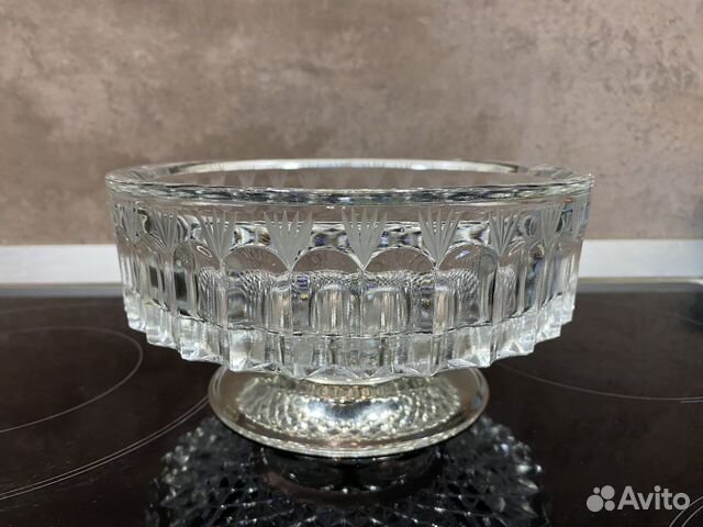 Фруктовница конфетница ваза чаша салатник Хрусталь