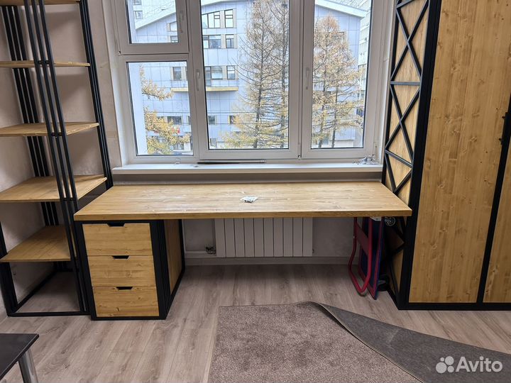 Рабочая зона в стиле лофт