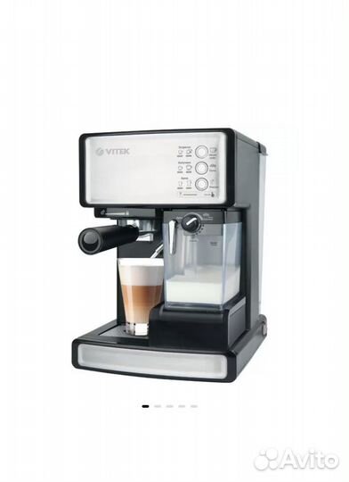 Кофеварка рожкового типа Vitek VT-1514 BK