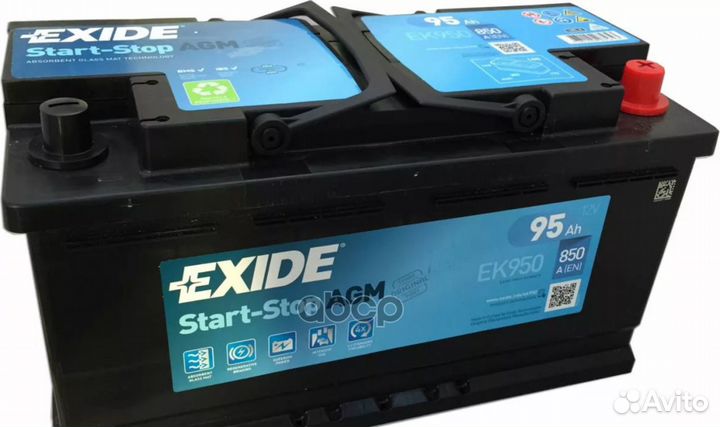 Аккумуляторная батарея EK950 exide