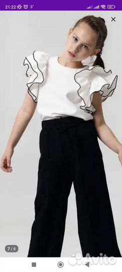 Блузка на девочку 128