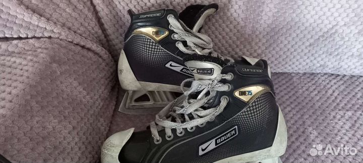 Хоккейные коньки bauer вратарские