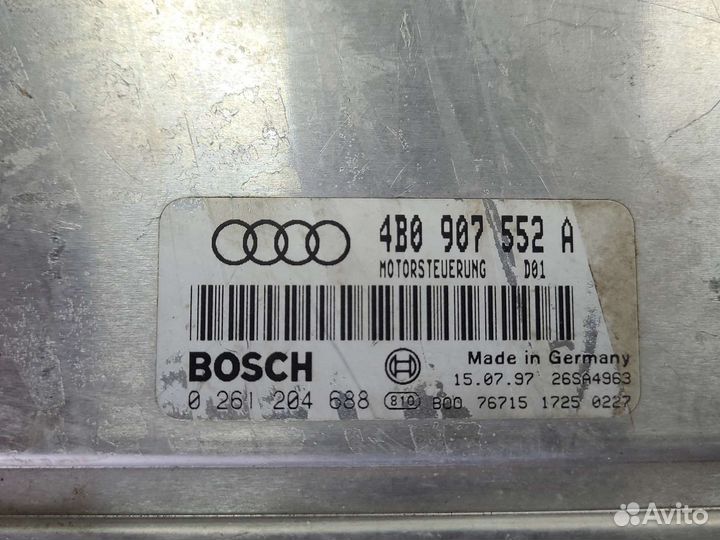 Блок управления двигателя эбу Audi A6 C5