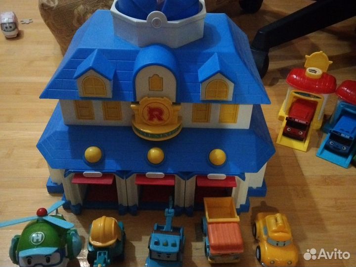 Робокар полли база +машинки