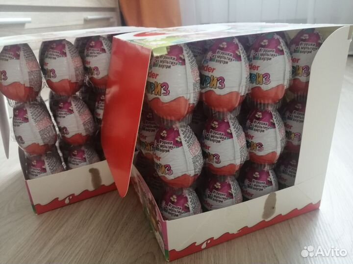 Киндер-сюрприз Мультики коробка 36 шт