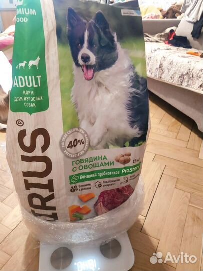 Сухой корм для взрослых собак Sirius