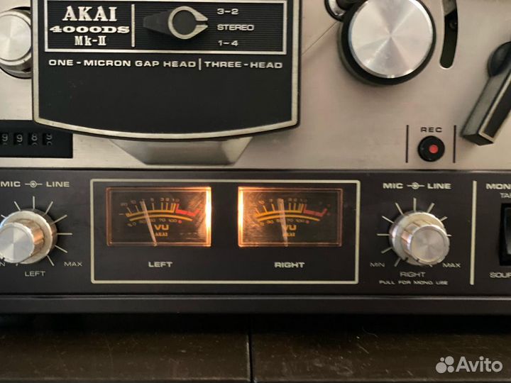 Катушечный магнитофон akai 4000 ds mk