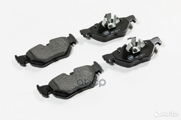 Колодки тормозные дисковые, задние JBP0617 Just