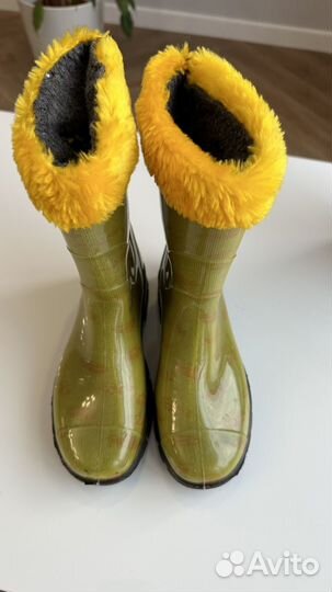 Резиновые сапоги для девочки 32 34