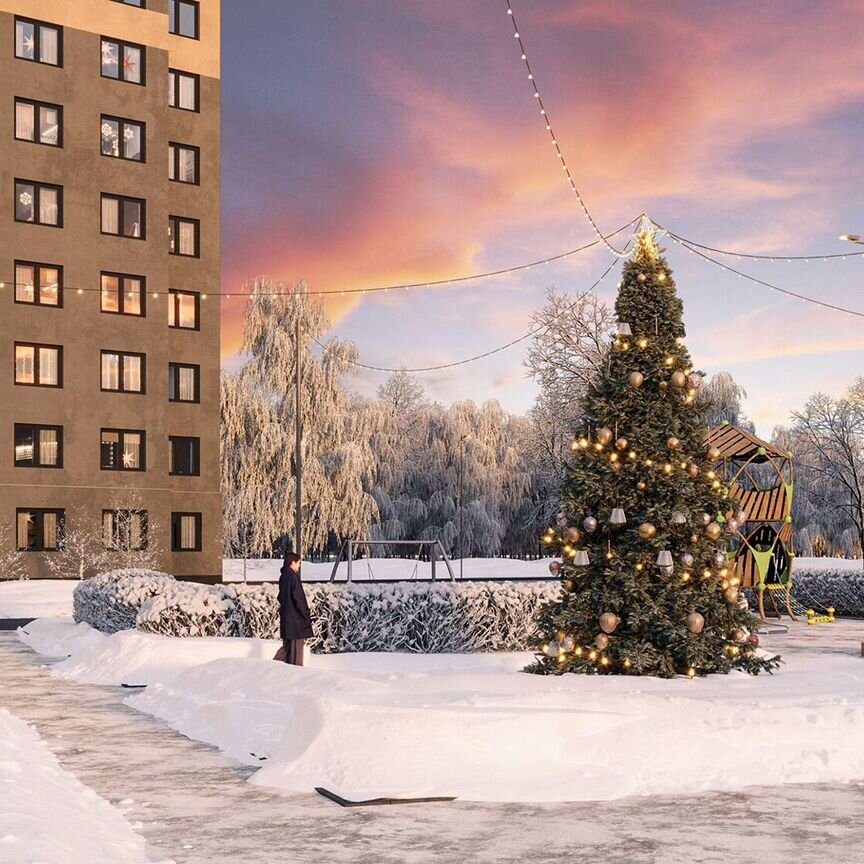 1-к. квартира, 32,5 м², 12/25 эт.