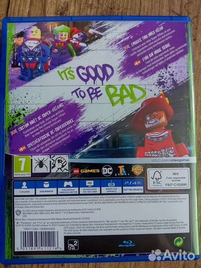 Игры для приставок ps4 Игра lego DC Super-Villains