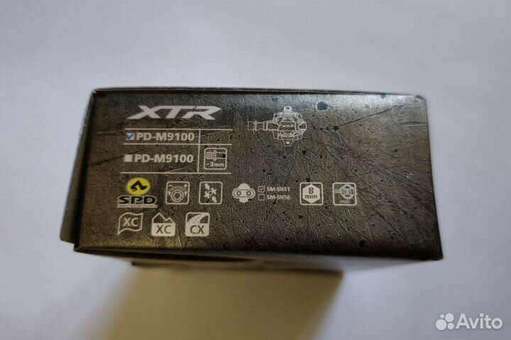 Педали Shimano XTR XC M9100 SPD