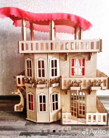 Домик кукольный для барби