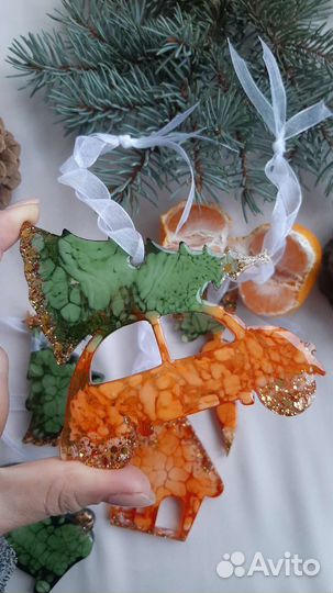 Новогодние игрушки ручной работы