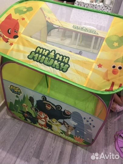 Палатка детская тачки, Минни, мимишки