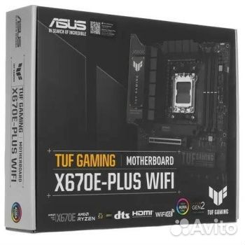 Asus TUF gaming X670E-plus wifi, Socket AM5 новая