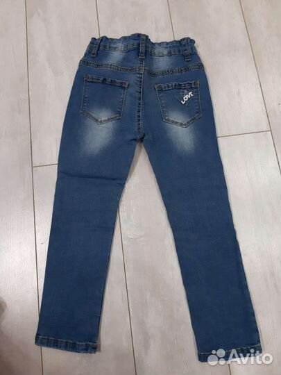 Джинсы для девочки 116