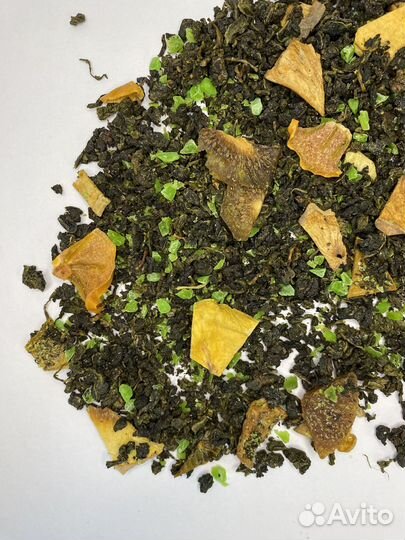 Зеленый чай со вкусом Дыни и Персика