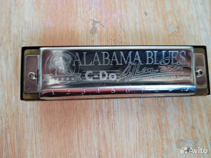 Гармоника Alabama Blues Губная гармошка Hohner